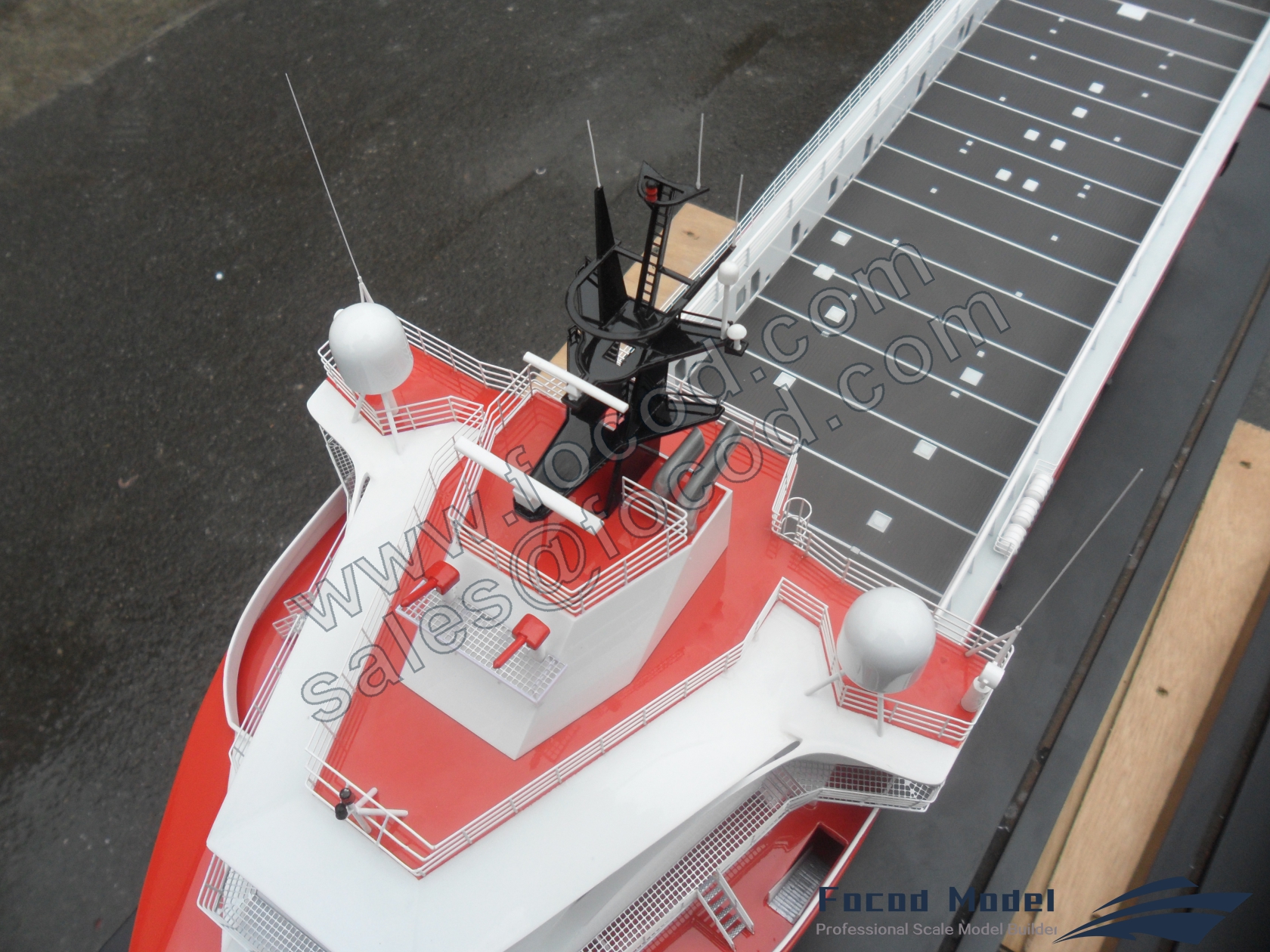 customized model of Platform Supply Vessel of type STX PSV 09 CD 